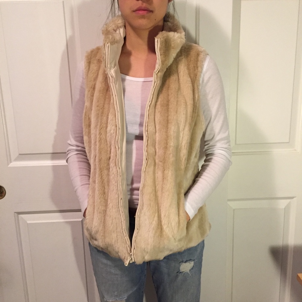 Faux Fur Reversible Vest